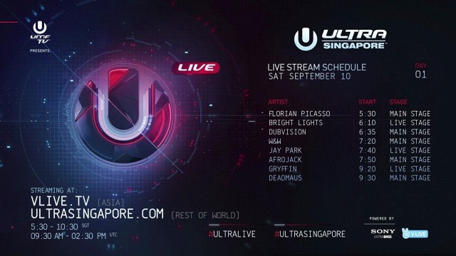 [LINEUP] ULTRA  SINGAPORE DAY1 LIVE STREAMING