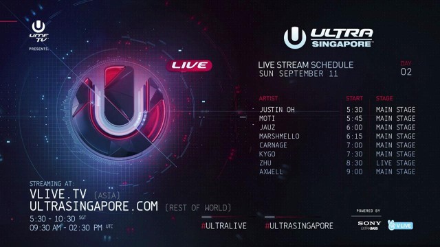 [LINEUP] ULTRA SINGAPORE DAY2 LIVE STREAMING
