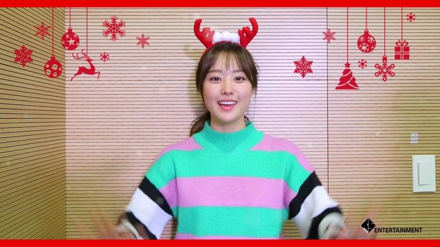 송지은(SongJiEun) - 2016 Christmas Message