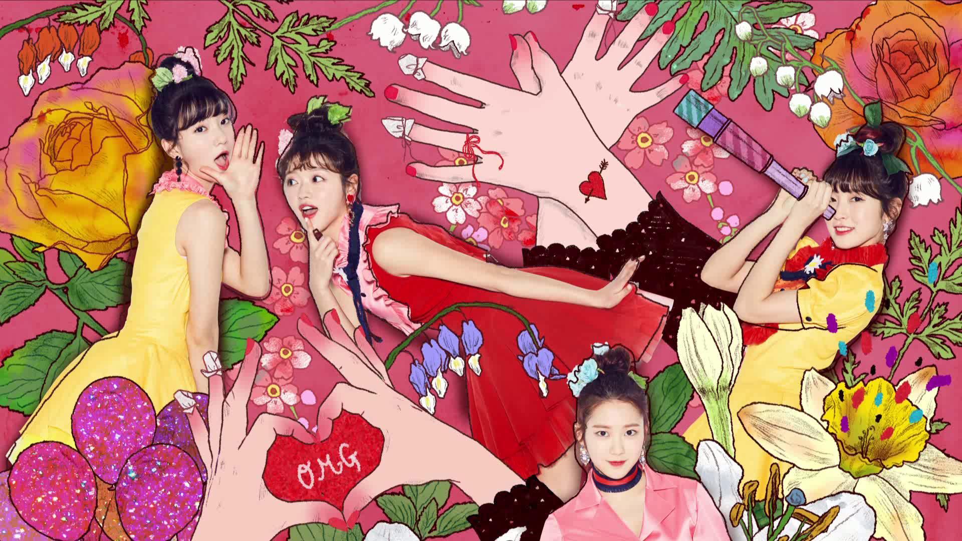 Download Vlive Downloads For 26305 ì˜¤ë§ˆì´ê±¸ Oh My Girl 4th Mini Album Coloring Book Album Preview