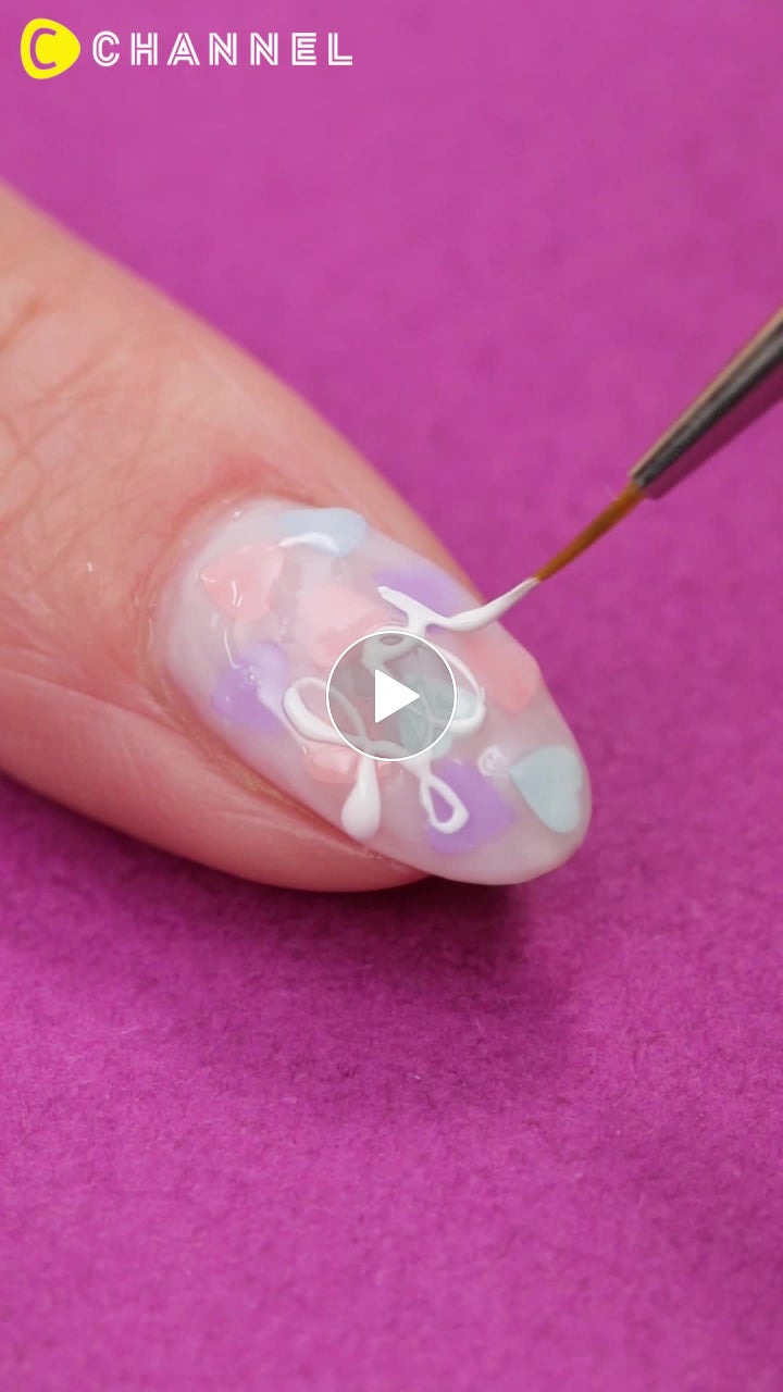 V Live Pastel Kawaii Nail Arts
