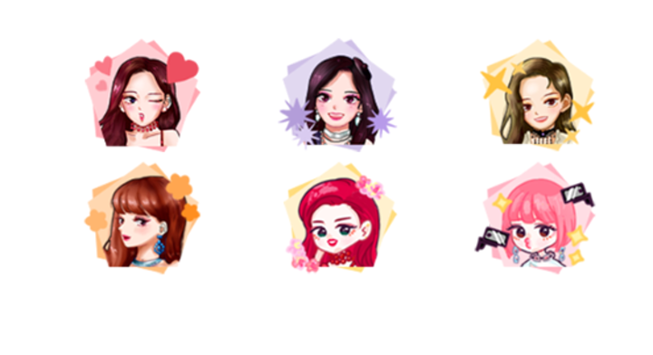 blackpink cartoon png blackpink reborn 2020