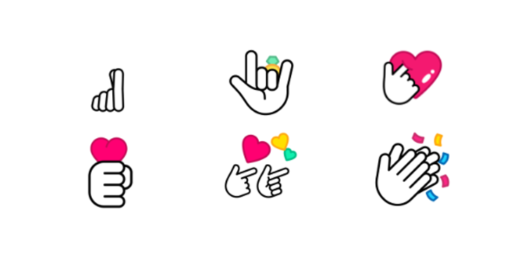 V Live V Special Hand Heart
