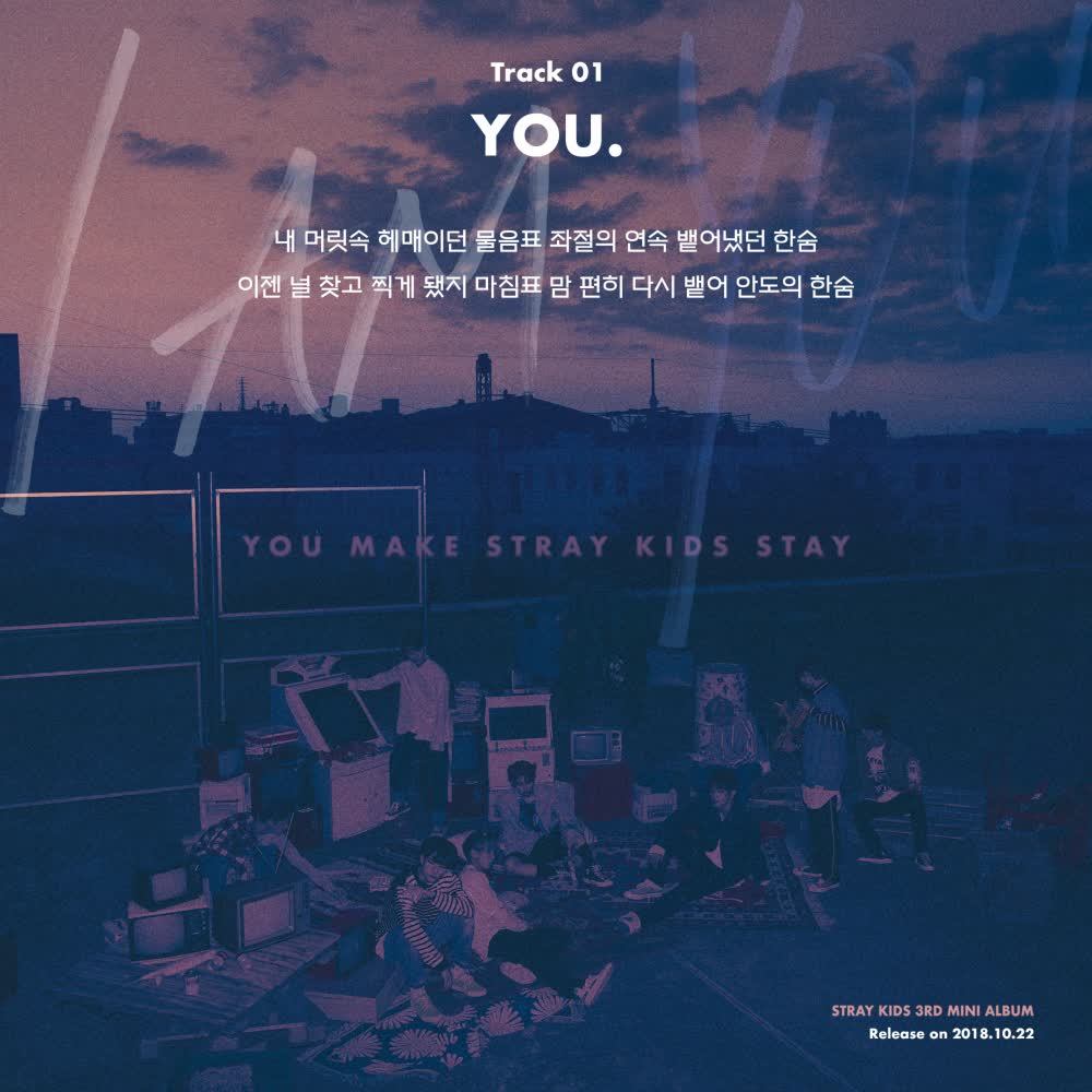 Stray Kids(스트레이 키즈) <I am YOU> Inst. Lyric Card 1 ”YOU.”