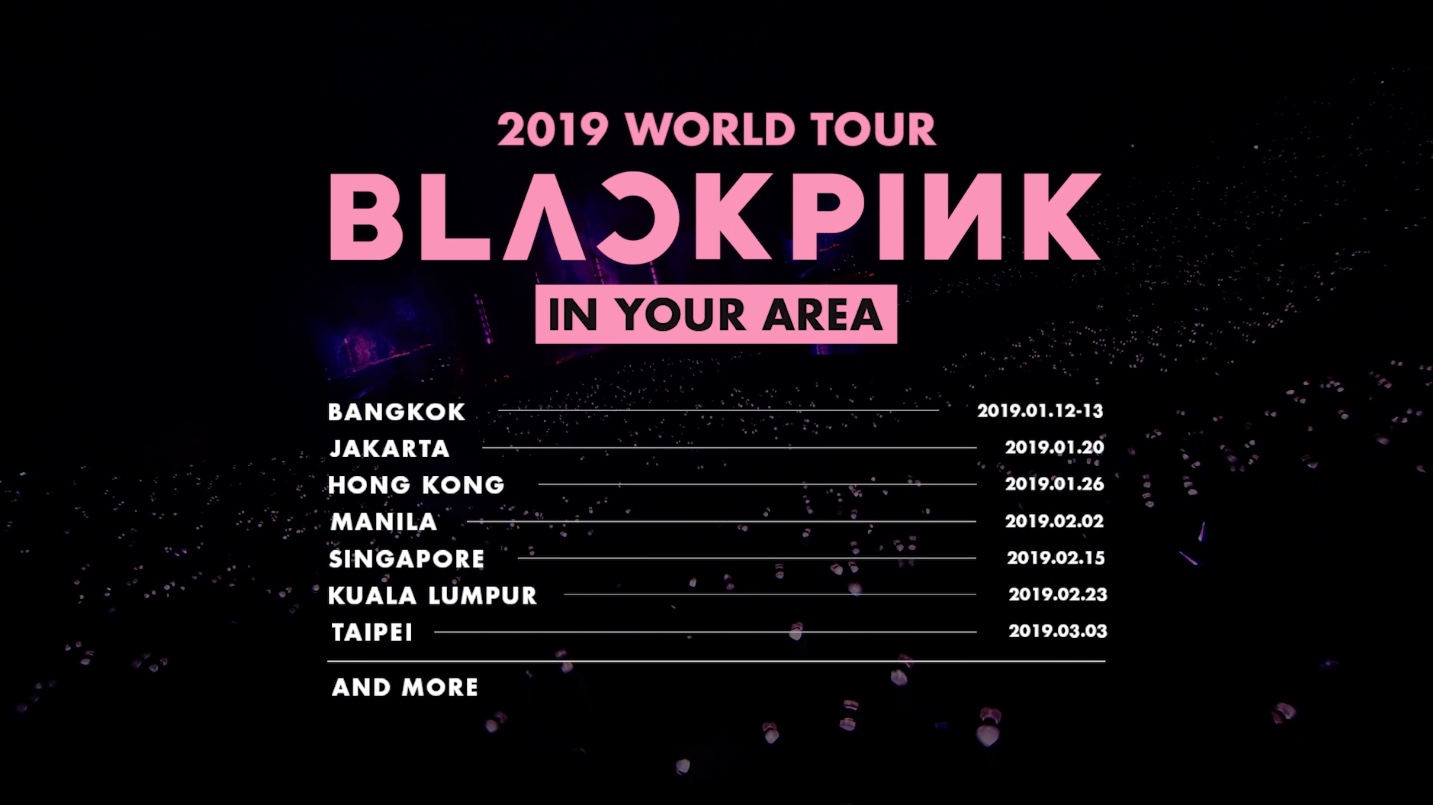 BLACKPINK - 2019 WORLD TOUR [IN YOUR AREA] SPOT