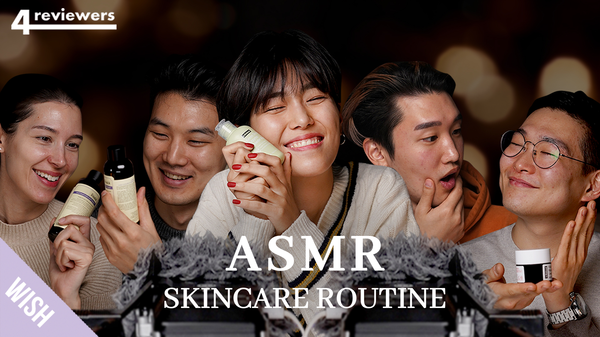 asmr skincare routine