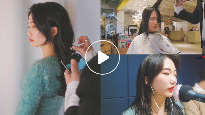 V Live Vlog I Had My Hair Cut To Hush Cut Layered Cut Style Popular In Korea Fairy Tina