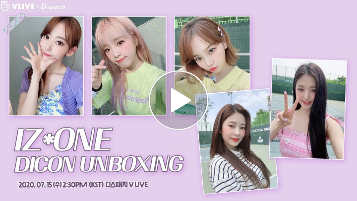 V Live Iz One Dicon Unboxing