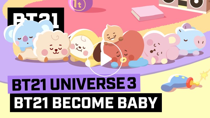 V Live Bt21 Universe 3 Animation Ep 08 Bt21 Become Baby V Live Bt21 Universe 3 Animation Ep 08 Bt21 Become Baby
