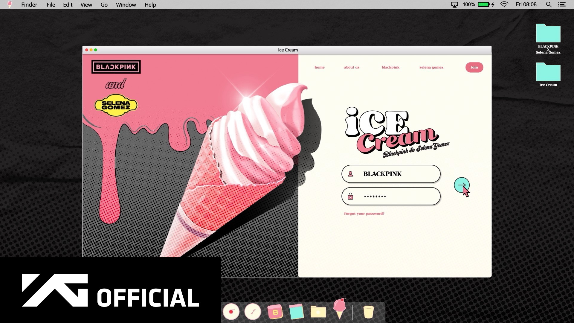BLACKPINK - ‘Ice Cream (with Selena Gomez)' Lyric Video