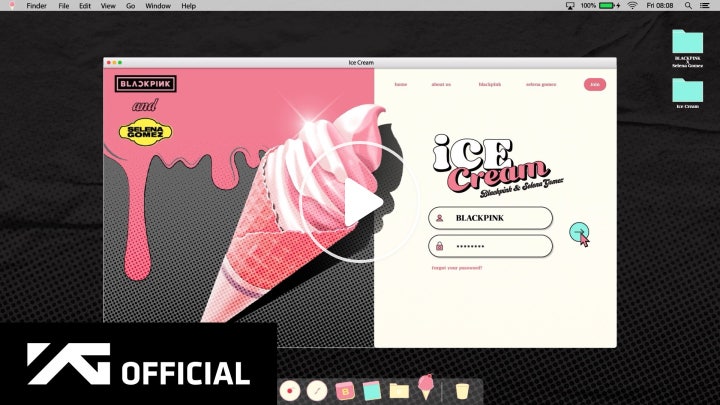 V Live Blackpink Ice Cream With Selena Gomez Lyric Video Ice cream chillin' chillin' ice cream chillin' ice cream chillin' chillin' ice cream chillin'. v live blackpink ice cream with