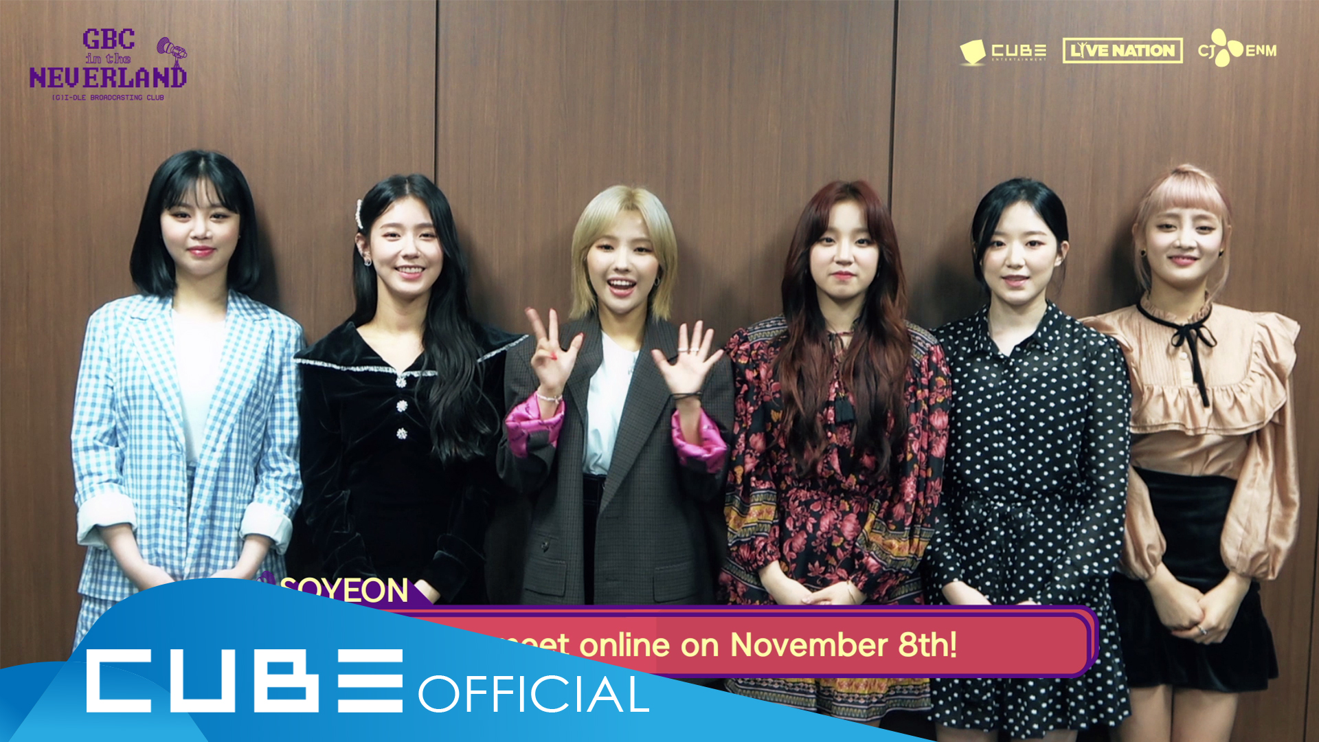 (G)I-DLE OFFICIAL FAN CLUB NEVERLAND 2ND ONLINE FAN MEETING [GBC in the NEVERLAND] - ID (ENG)