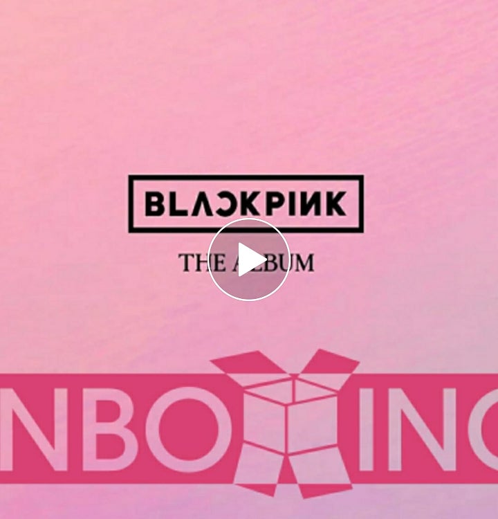 V Live Unboxing Blackpink S The Album