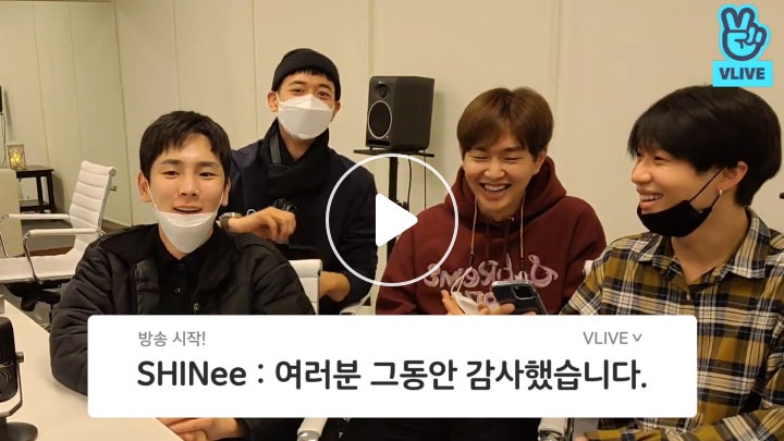 V Live Shinee Shinee S First V On Their Own Channel