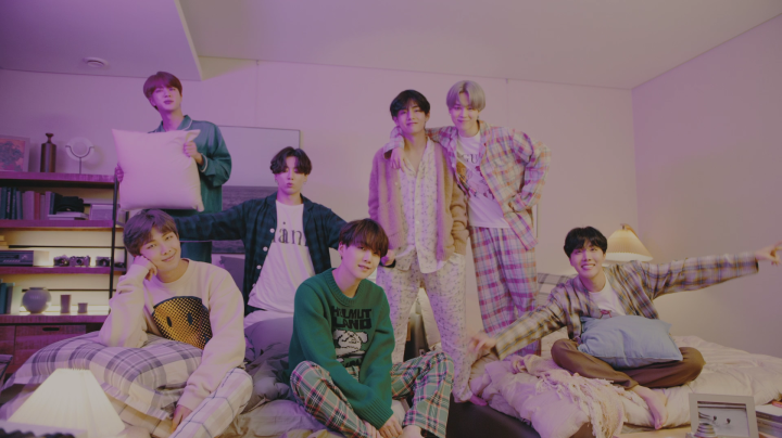 V Live Bts Life Goes On Official Mv On My Pillow
