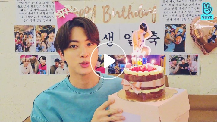 v live happy birthday seokjin