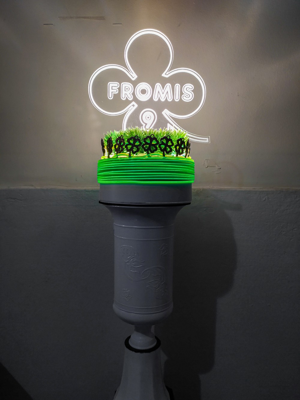 Final Result of Fromis 9 DIY Light Stick ☘️🍀