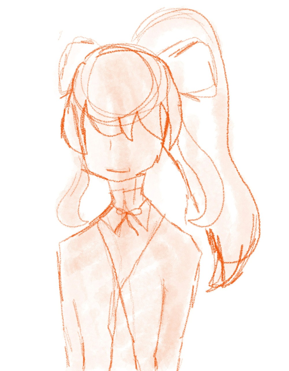 monika from ddlc in my style 😇