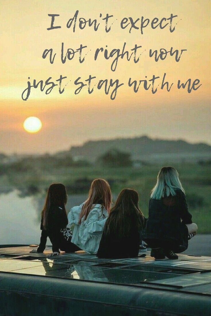 i whish black pink stay with blinks forever.