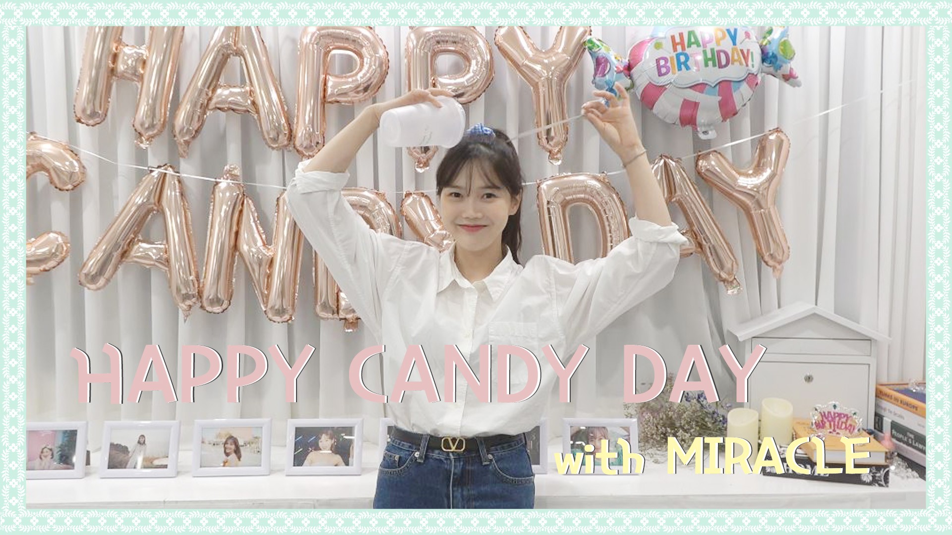 HYOJUNG's VLOG│HAPPY CANDY DAY🎉│미라클을 위한 생일 카페 준비하기🎁
